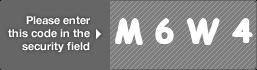 captcha code for visual authentication  letter M number 6 letter W number 4