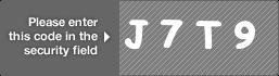 captcha code for visual authentication  letter J number 7 letter T number 9