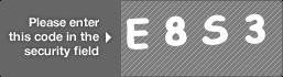 captcha code for visual authentication  letter E number 8 letter S number 3