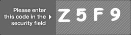 captcha code for visual authentication  letter Z number 5 letter F number 9