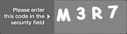 captcha code for visual authentication  letter M number 3 letter R number 7