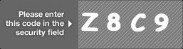 captcha code for visual authentication  letter Z number 8 letter C number 9