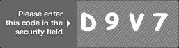 captcha code for visual authentication  letter D number 9 letter V number 7