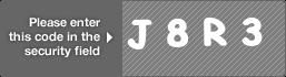 captcha code for visual authentication  letter J number 8 letter R number 3
