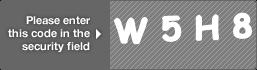 captcha code for visual authentication  letter W number 5 letter H number 8
