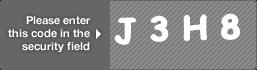 captcha code for visual authentication  letter J number 3 letter H number 8