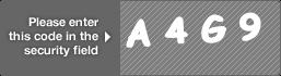 captcha code for visual authentication  letter A number 4 letter G number 9