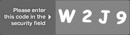 captcha code for visual authentication  letter W number 2 letter J number 9