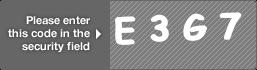 captcha code for visual authentication  letter E number 3 letter G number 7