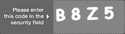 captcha code for visual authentication  letter B number 8 letter Z number 5
