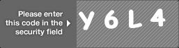 captcha code for visual authentication  letter Y number 6 letter L number 4