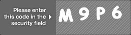 captcha code for visual authentication  letter M number 9 letter P number 6