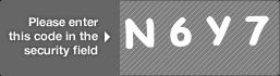 captcha code for visual authentication  letter N number 6 letter Y number 7