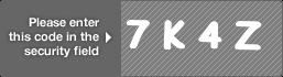 captcha code for visual authentication  number 7 letter K number 4 letter Z