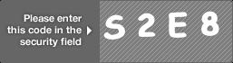 captcha code for visual authentication  letter S number 2 letter E number 8