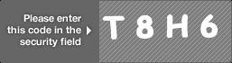 captcha code for visual authentication  letter T number 8 letter H number 6