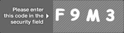 captcha code for visual authentication  letter F number 9 letter M number 3
