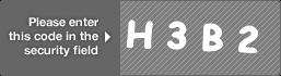 captcha code for visual authentication  letter H number 3 letter B number 2