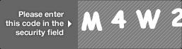 captcha code for visual authentication  letter M number 4 letter W number 2