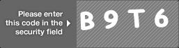 captcha code for visual authentication  letter B number 9 letter T number 6
