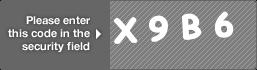 captcha code for visual authentication  letter X number 9 letter B number 6