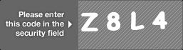 captcha code for visual authentication  letter Z number 8 letter L number 4