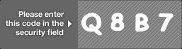 captcha code for visual authentication  letter Q number 8 letter B number 7