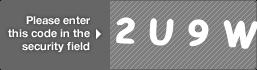 captcha code for visual authentication  number 2 letter U number 9 letter W