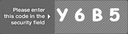captcha code for visual authentication  letter Y number 6 letter B number 5