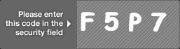 captcha code for visual authentication  letter F number 5 letter P number 7