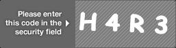 captcha code for visual authentication  letter H number 4 letter R number 3
