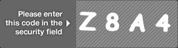 captcha code for visual authentication  letter Z number 8 letter A number 4