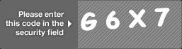 captcha code for visual authentication  letter G number 6 letter X number 7