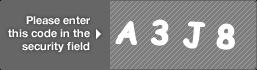 captcha code for visual authentication  letter A number 3 letter J number 8