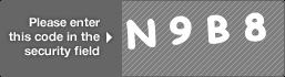 captcha code for visual authentication  letter N number 9 letter B number 8
