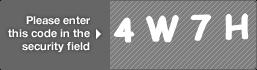 captcha code for visual authentication  number 4 letter W number 7 letter H