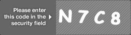 captcha code for visual authentication  letter N number 7 letter C number 8