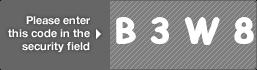 captcha code for visual authentication  letter B number 3 letter W number 8