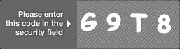 captcha code for visual authentication  letter G number 9 letter T number 8