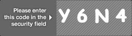 captcha code for visual authentication  letter Y number 6 letter N number 4