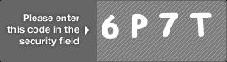 captcha code for visual authentication  number 6 letter P number 7 letter T