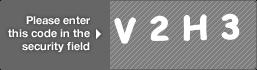 captcha code for visual authentication  letter V number 2 letter H number 3
